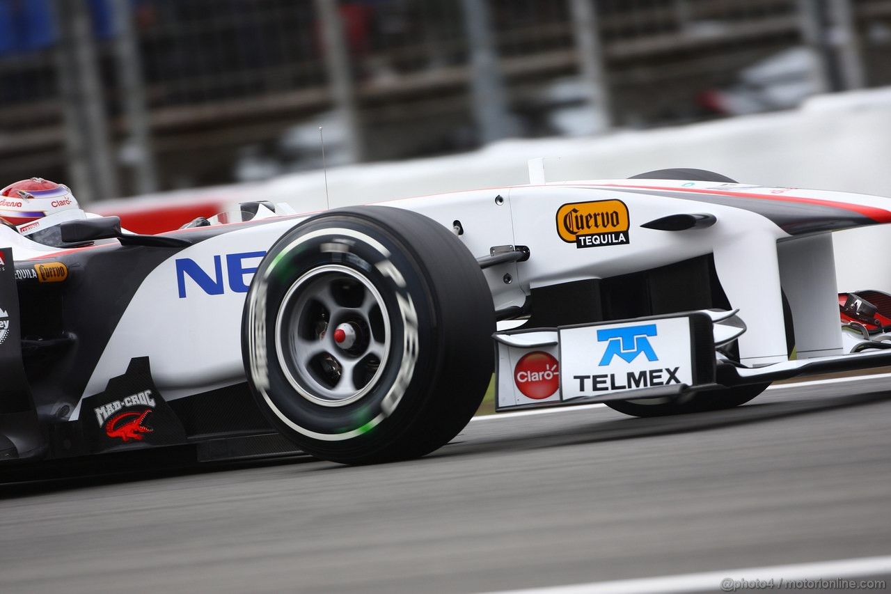 GP GERMANIA, 22.07.2011- Prove Libere 1, Venerdi', Kamui Kobayashi (JAP), Sauber F1 Team C30 