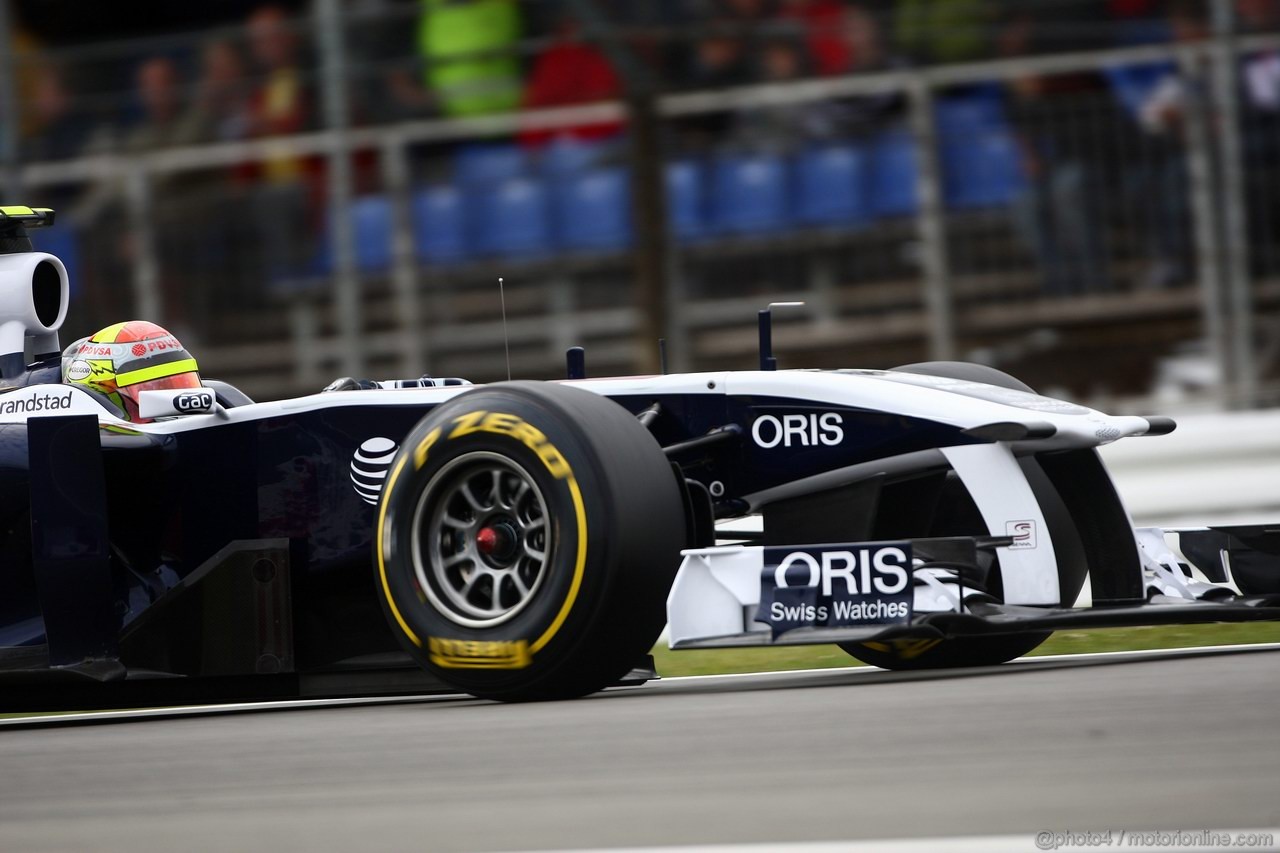 GP GERMANIA, 22.07.2011- Prove Libere 1, Venerdi', Pastor Maldonado (VEN), Williams FW33 