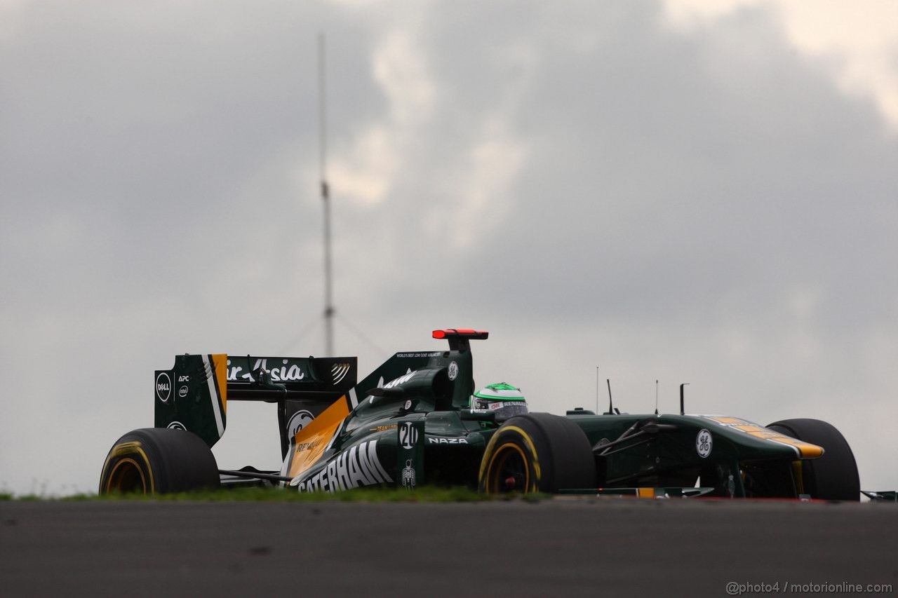 GP GERMANIA, 22.07.2011- Prove Libere 1, Venerdi', Heikki Kovalainen (FIN), Team Lotus, TL11 