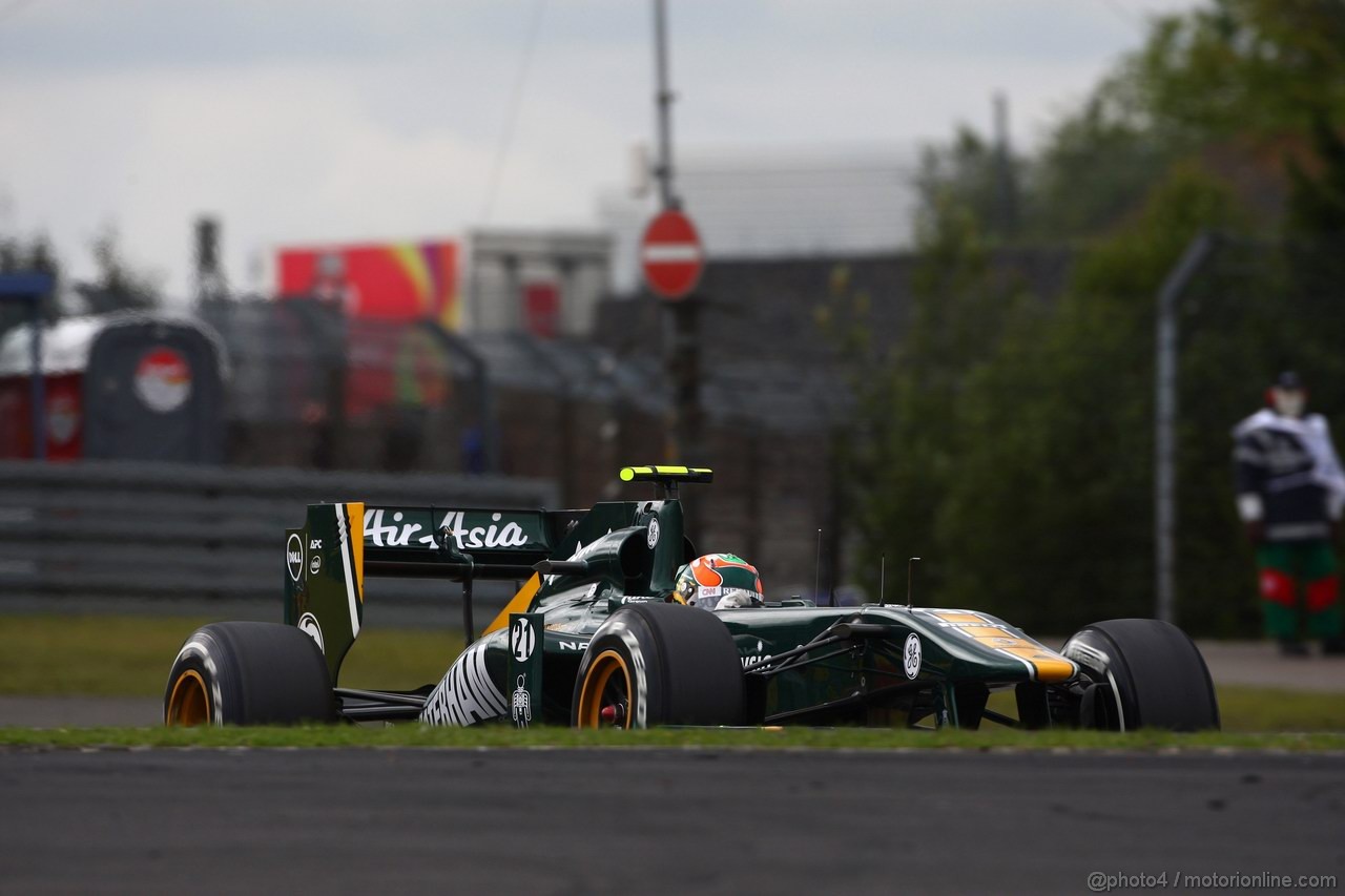 GP GERMANIA, 22.07.2011- Prove Libere 1, Venerdi', Karun Chandhok (IND), Team Lotus, TL11  