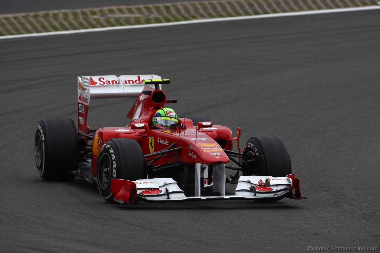 GP GERMANIA, 22.07.2011- Prove Libere 1, Venerdi', Felipe Massa (BRA), Ferrari, F-150 Italia 