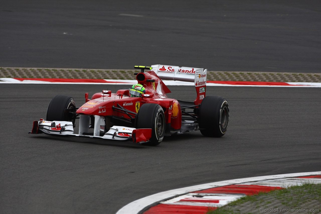 GP GERMANIA, 22.07.2011- Prove Libere 1, Venerdi', Felipe Massa (BRA), Ferrari, F-150 Italia 