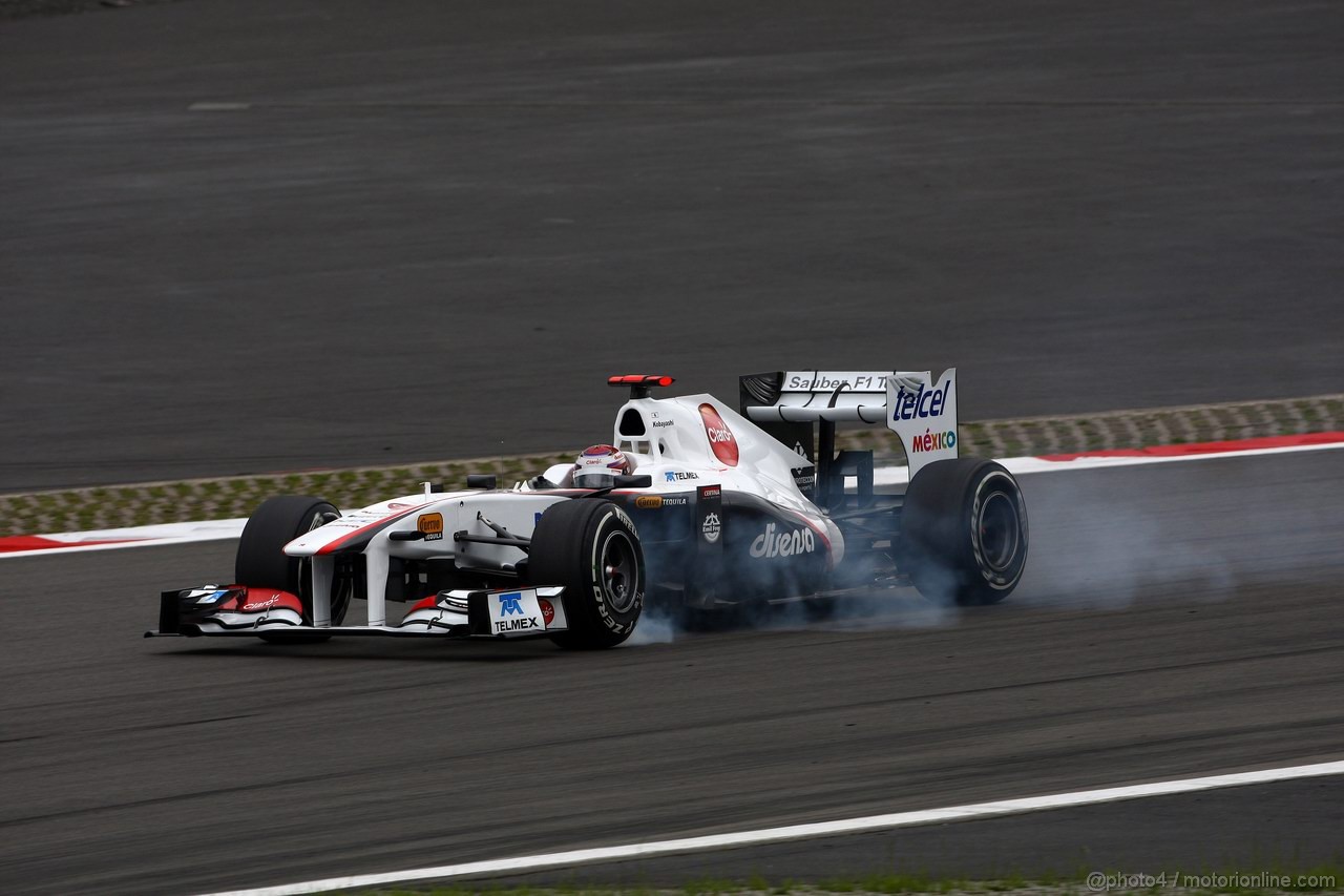 GP GERMANIA, 22.07.2011- Prove Libere 1, Venerdi', Kamui Kobayashi (JAP), Sauber F1 Team C30 