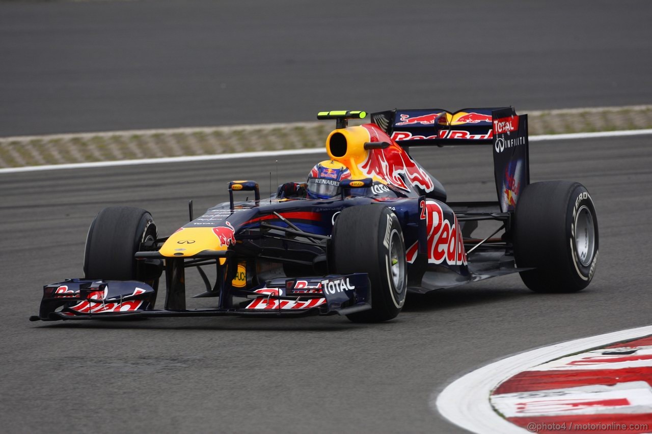 GP GERMANIA, 22.07.2011- Prove Libere 1, Venerdi', Mark Webber (AUS), Red Bull Racing, RB7 