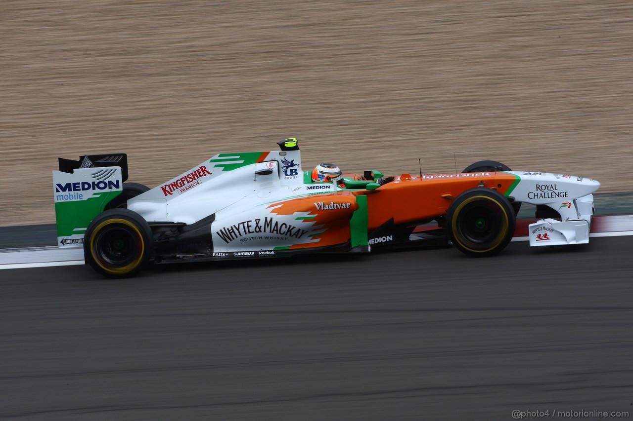 GP GERMANIA, 22.07.2011- Prove Libere 1, Venerdi', Nico Hulkenberg (GER), Force India F1 Team, Test Driver 
