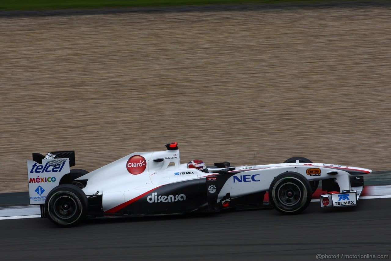 GP GERMANIA, 22.07.2011- Prove Libere 1, Venerdi', Kamui Kobayashi (JAP), Sauber F1 Team C30 