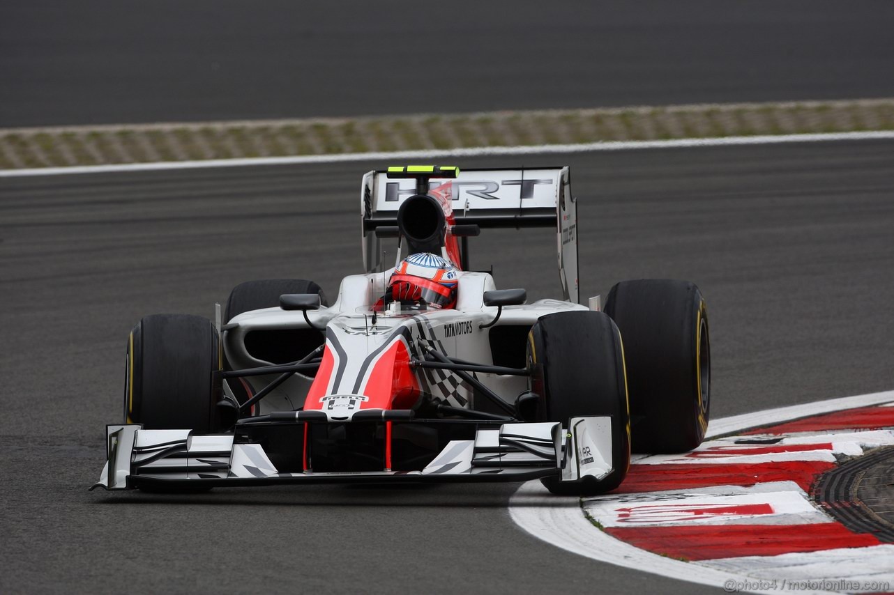 GP GERMANIA, 22.07.2011- Prove Libere 1, Venerdi', Narain Karthikeyan (IND), Hispania Racing F1 Team, HRT, Test Driver