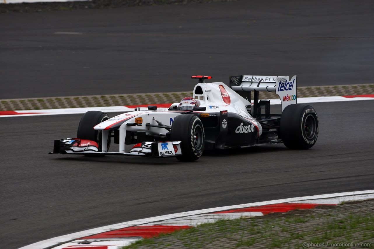 GP GERMANIA, 22.07.2011- Prove Libere 1, Venerdi', Kamui Kobayashi (JAP), Sauber F1 Team C30 