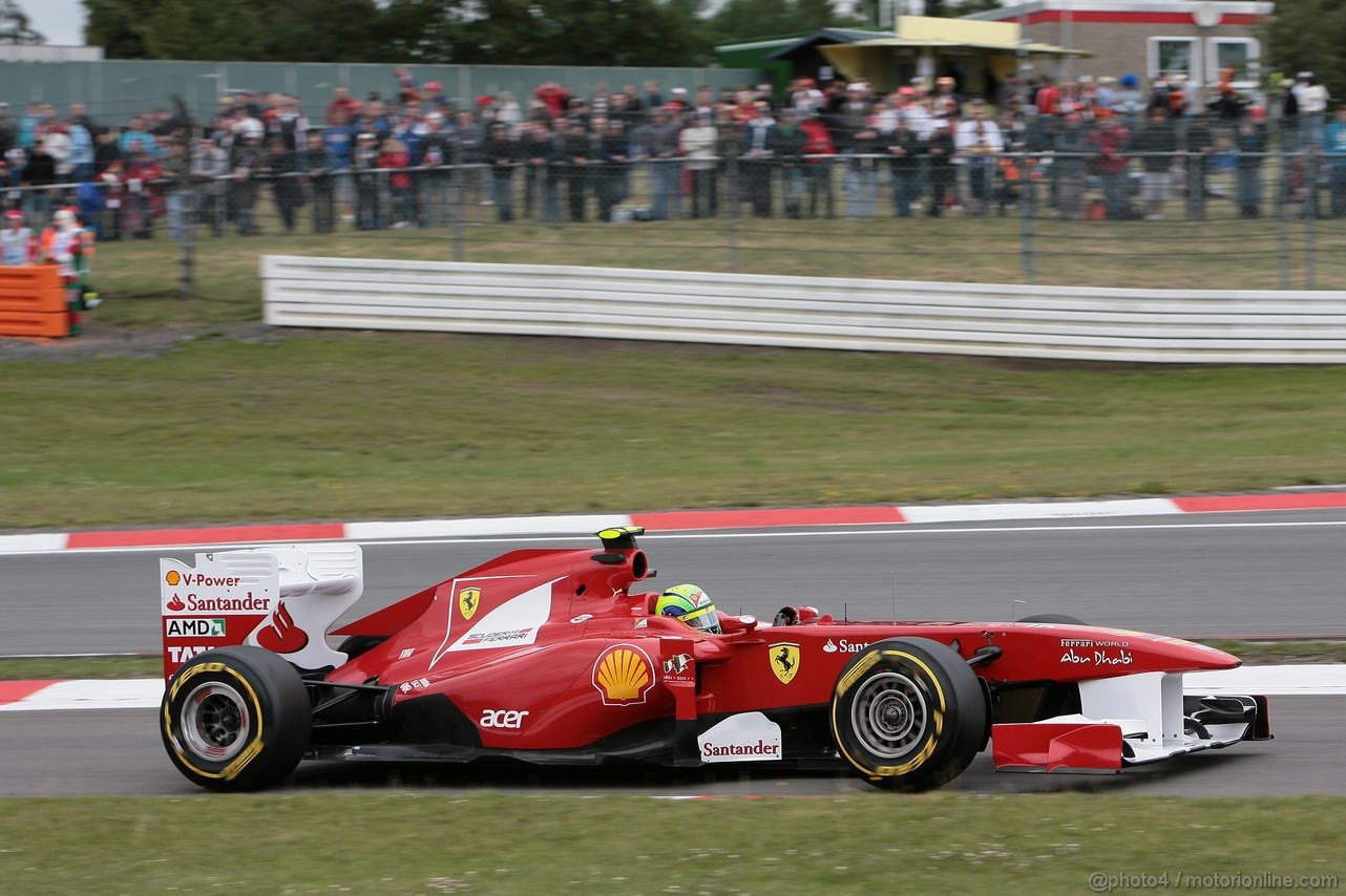 GP GERMANIA, 22.07.2011- Prove Libere 1, Venerdi', Felipe Massa (BRA), Ferrari, F-150 Italia 