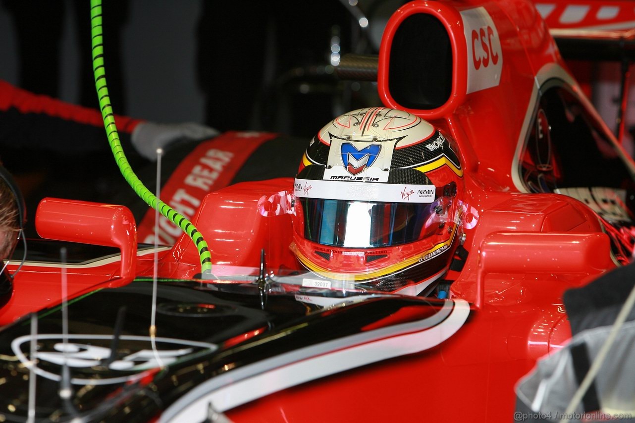 GP GERMANIA, 22.07.2011- Prove Libere 1, Venerdi', Jerome D'Ambrosio (BEL), Marussia Virgin Racing VR-02 