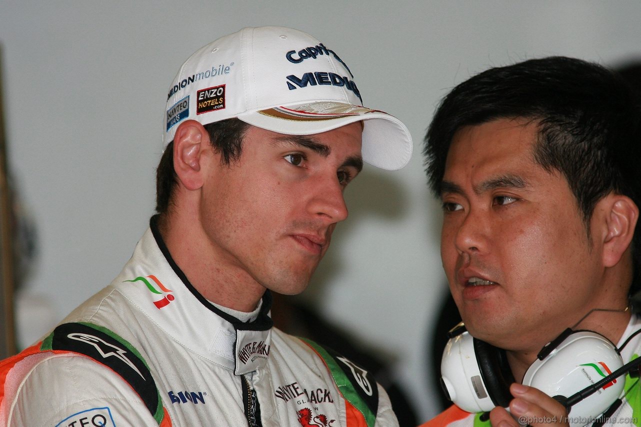 GP GERMANIA, 22.07.2011- Prove Libere 1, Venerdi', Adrian Sutil (GER), Force India F1 Team, VJM04 
