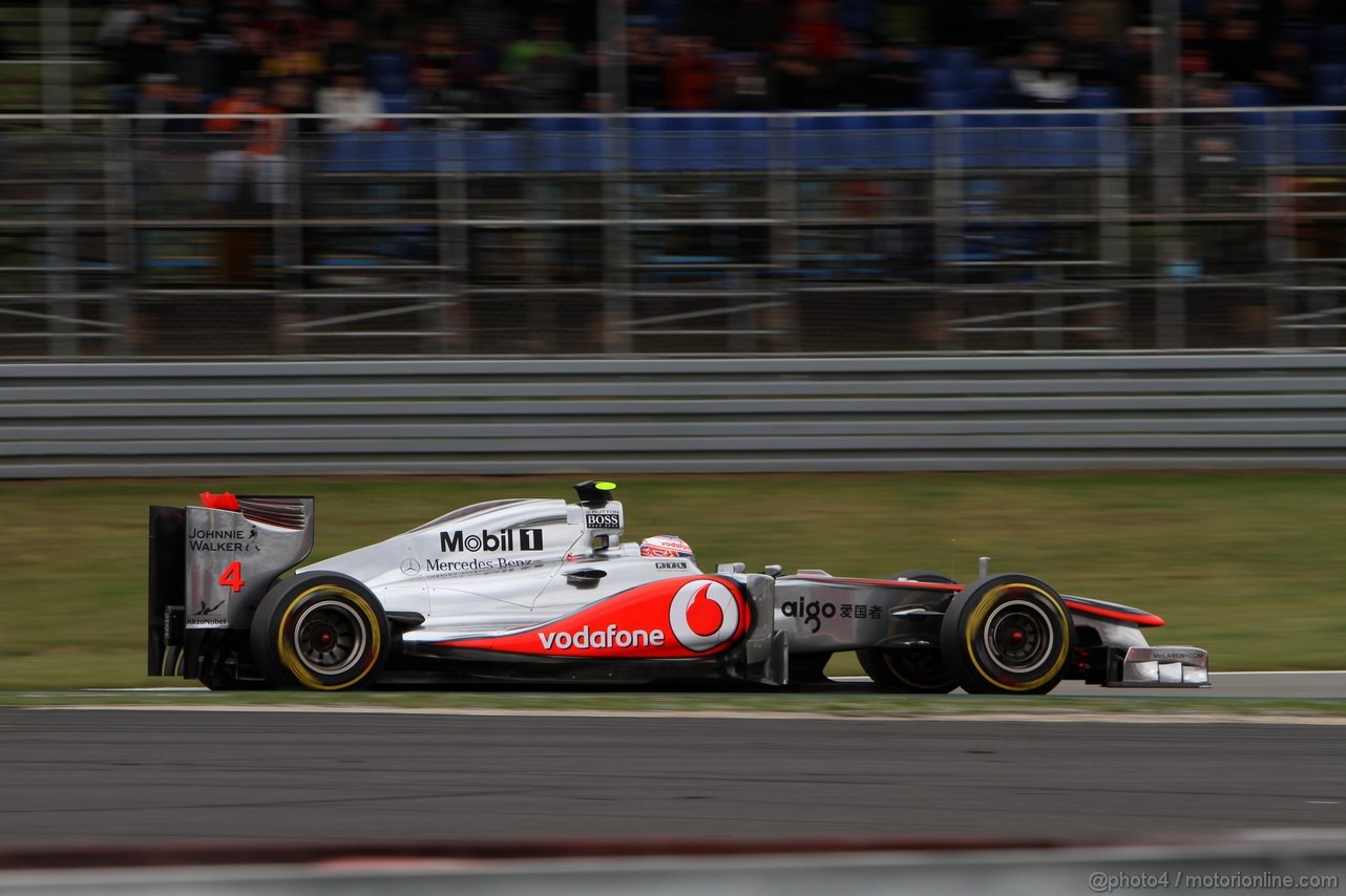 GP GERMANIA, 22.07.2011- Prove Libere 1, Venerdi', Jenson Button (GBR), McLaren  Mercedes, MP4-26 
