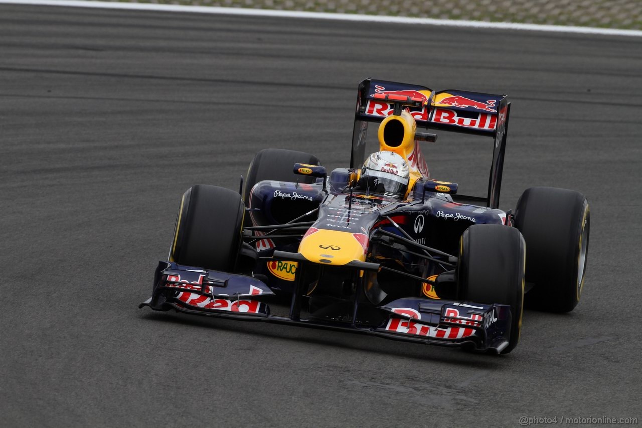 GP GERMANIA, 22.07.2011- Prove Libere 1, Venerdi', Sebastian Vettel (GER), Red Bull Racing, RB7 