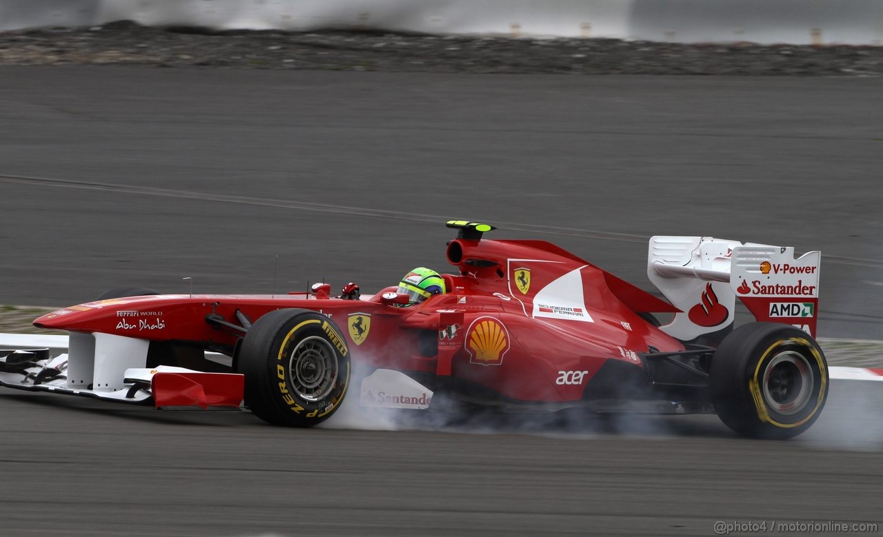 GP GERMANIA, 22.07.2011- Prove Libere 1, Venerdi', Felipe Massa (BRA), Ferrari, F-150 Italia 