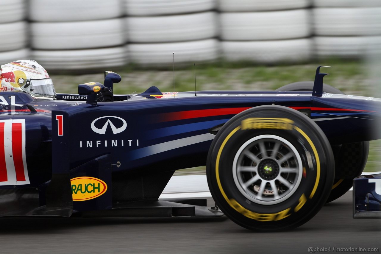 GP GERMANIA, 22.07.2011- Prove Libere 1, Venerdi', Sebastian Vettel (GER), Red Bull Racing, RB7 