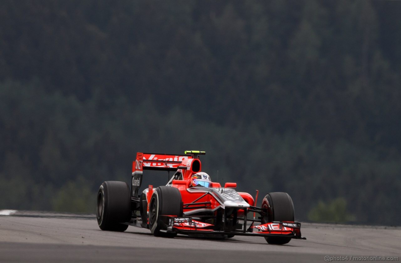 GP GERMANIA, 22.07.2011- Prove Libere 1, Venerdi', Jerome D'Ambrosio (BEL), Marussia Virgin Racing VR-02 