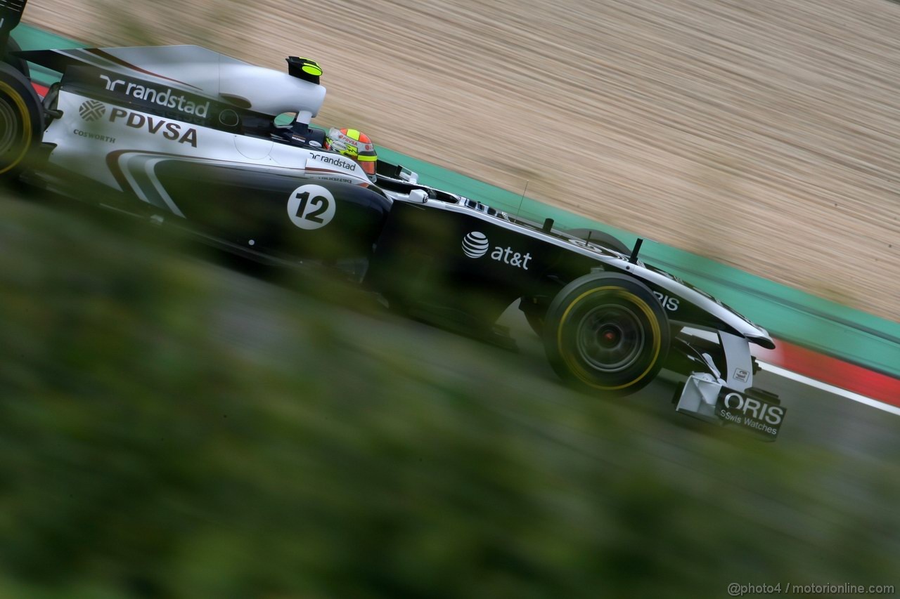 GP GERMANIA, 22.07.2011- Prove Libere 1, Venerdi', Pastor Maldonado (VEN), Williams FW33 