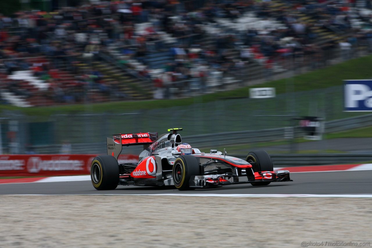 GP GERMANIA, 22.07.2011- Prove Libere 1, Venerdi', Jenson Button (GBR), McLaren  Mercedes, MP4-26 
