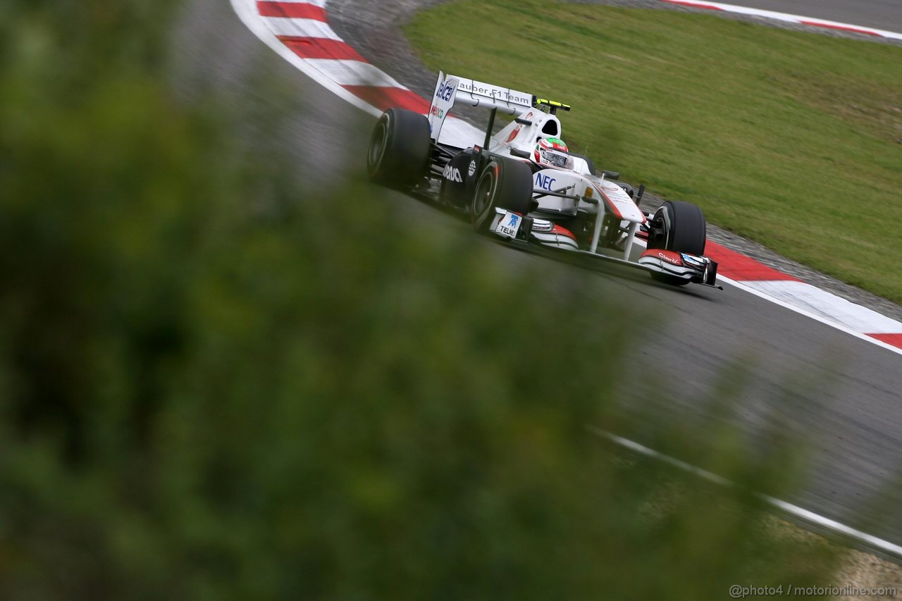 GP GERMANIA, 22.07.2011- Prove Libere 1, Venerdi', Sergio Pérez (MEX), Sauber F1 Team C30 