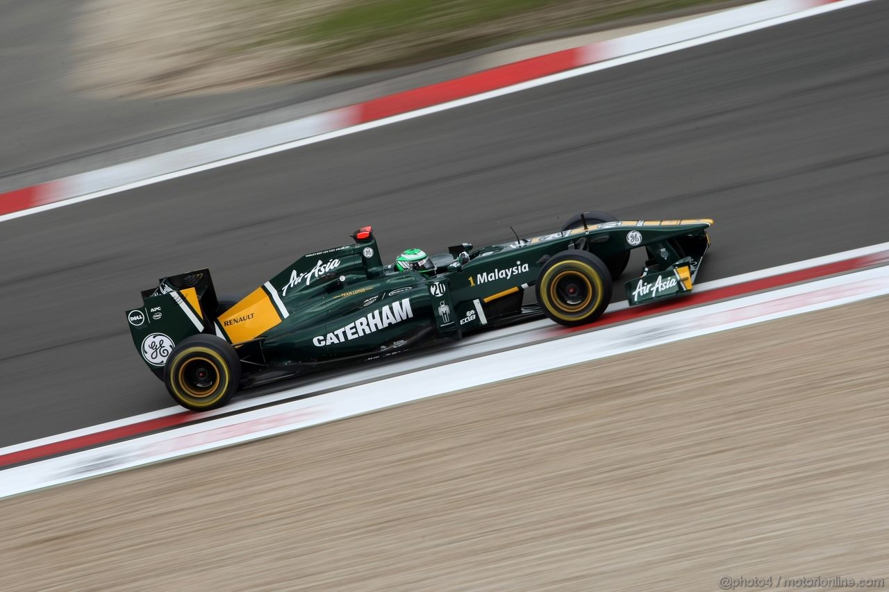 GP GERMANIA, 22.07.2011- Prove Libere 1, Venerdi', Heikki Kovalainen (FIN), Team Lotus, TL11 
