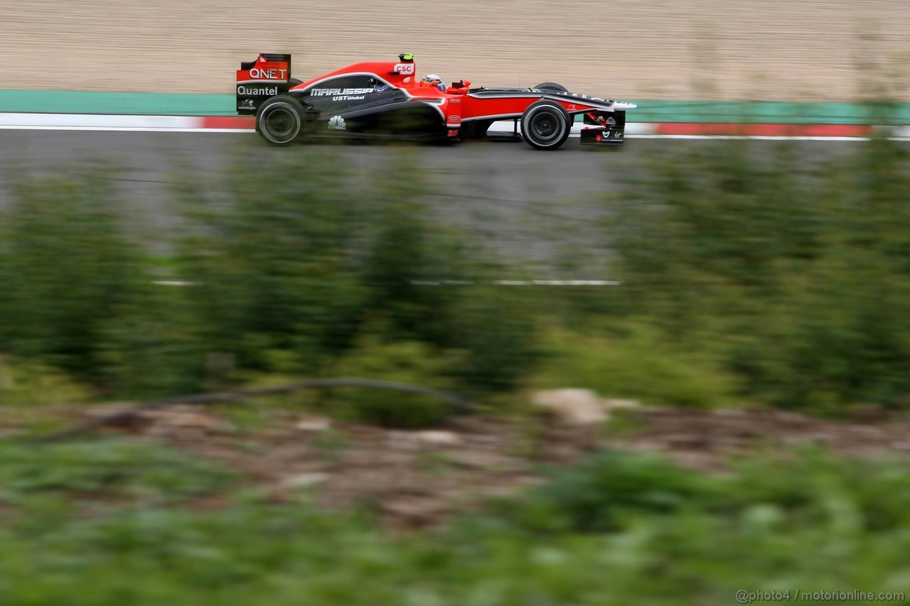 GP GERMANIA, 22.07.2011- Prove Libere 1, Venerdi', Jerome D'Ambrosio (BEL), Marussia Virgin Racing VR-02 