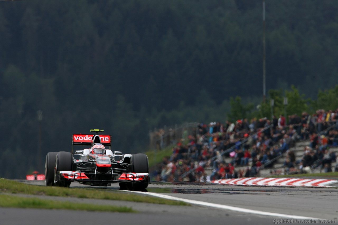 GP GERMANIA, 22.07.2011- Prove Libere 1, Venerdi', Jenson Button (GBR), McLaren  Mercedes, MP4-26 
