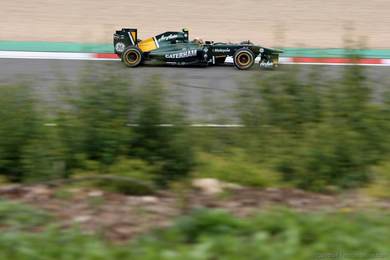 GP GERMANIA, 22.07.2011- Prove Libere 1, Venerdi', Karun Chandhok (IND), Team Lotus, TL11  