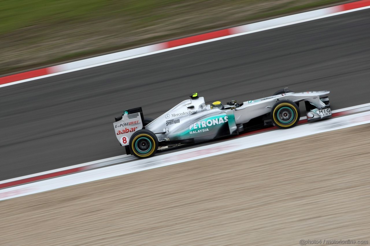 GP GERMANIA, 22.07.2011- Prove Libere 1, Venerdi', Nico Rosberg (GER), Mercedes GP Petronas F1 Team, MGP W02 