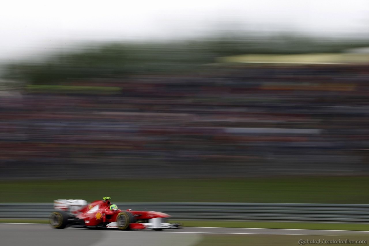 GP GERMANIA, 22.07.2011- Prove Libere 1, Venerdi', Felipe Massa (BRA), Ferrari, F-150 Italia 