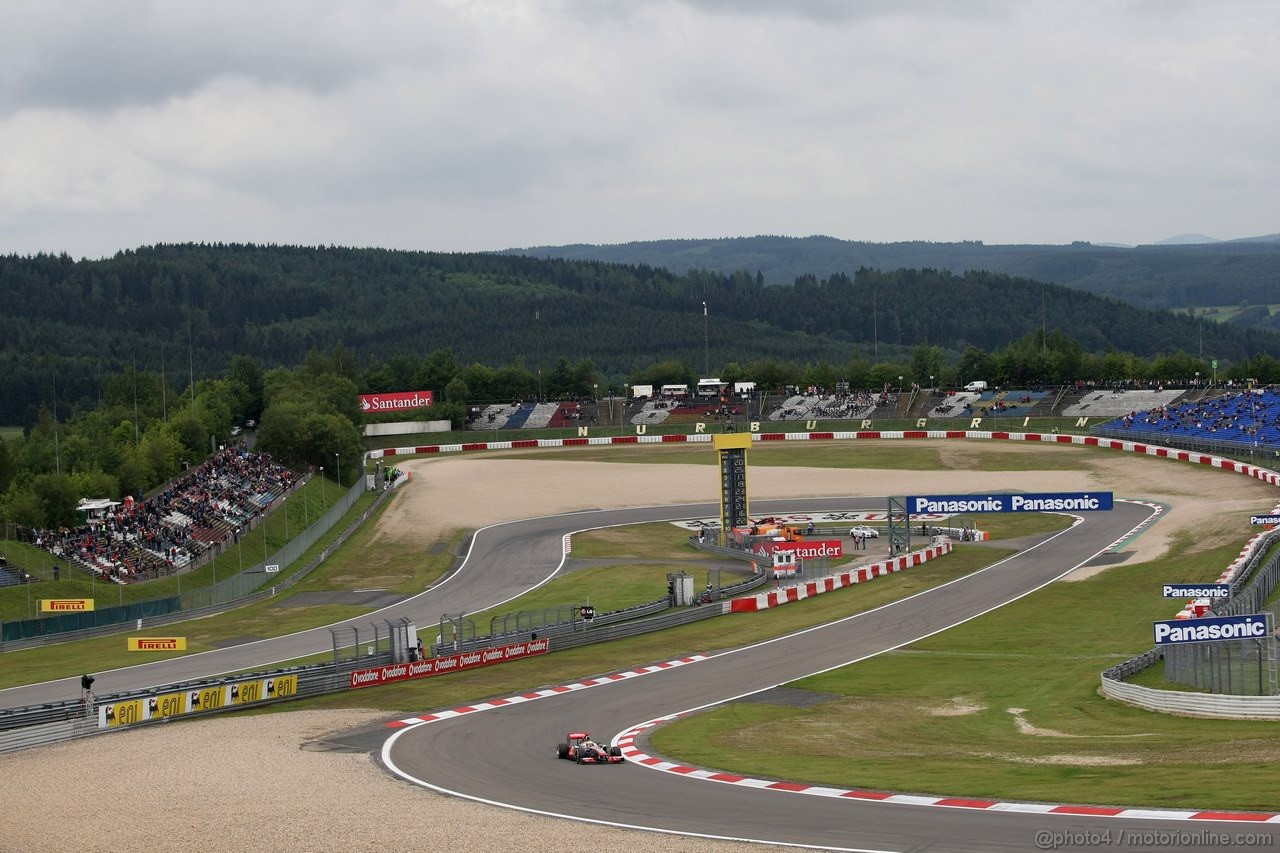 GP GERMANIA, 22.07.2011- Prove Libere 1, Venerdi', Lewis Hamilton (GBR), McLaren  Mercedes, MP4-26 