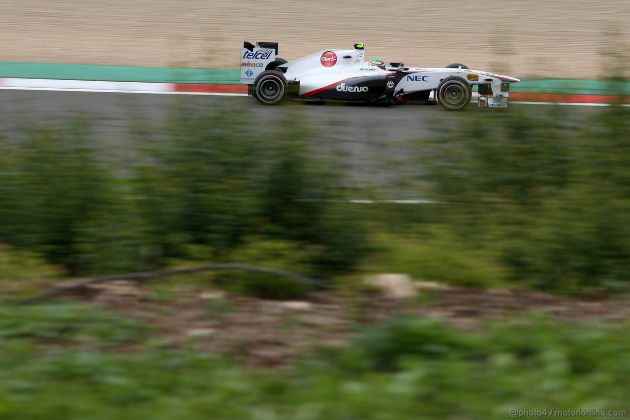 GP GERMANIA, 22.07.2011- Prove Libere 1, Venerdi', Sergio Pérez (MEX), Sauber F1 Team C30 
