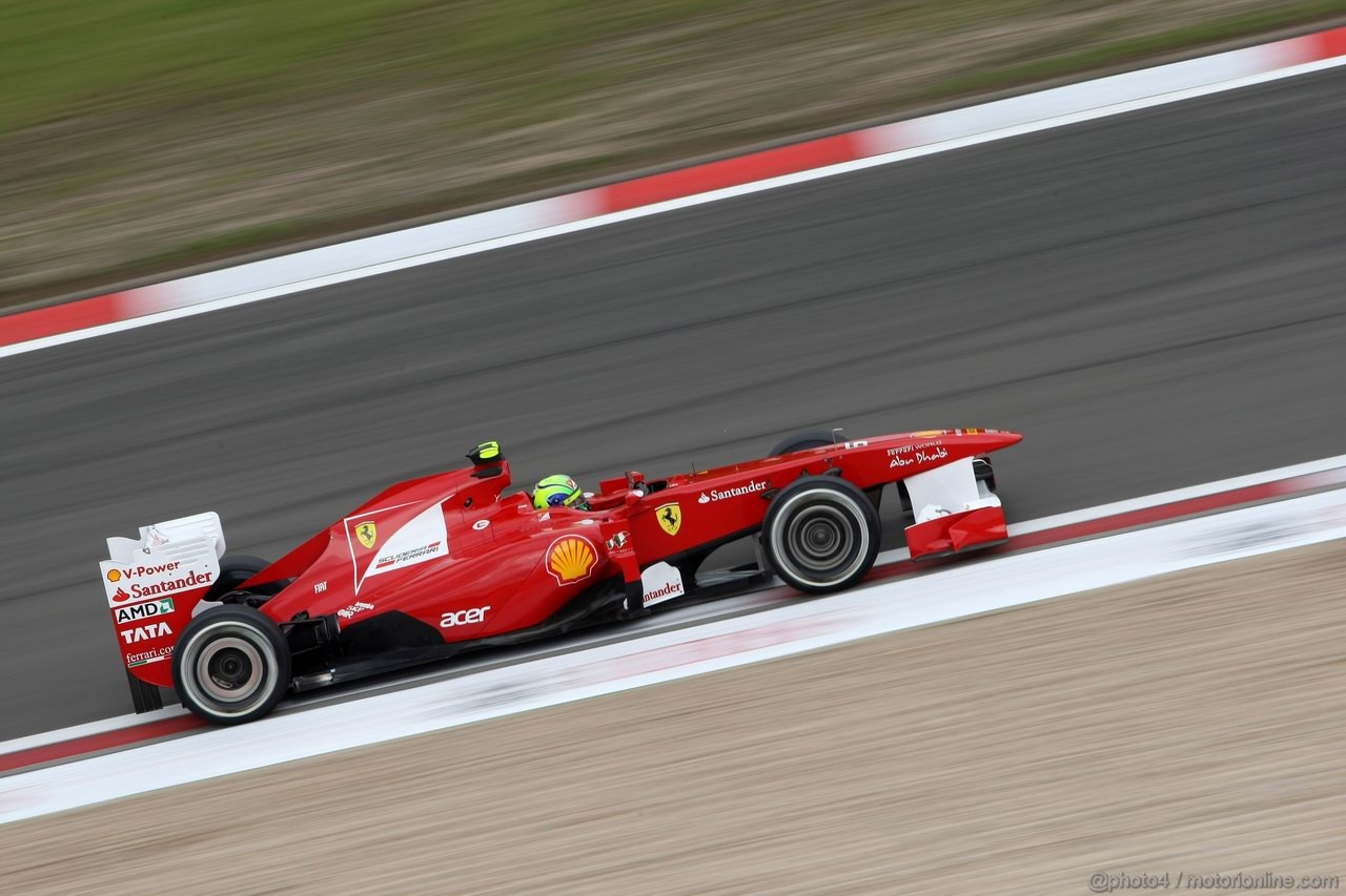 GP GERMANIA, 22.07.2011- Prove Libere 1, Venerdi', Felipe Massa (BRA), Ferrari, F-150 Italia 