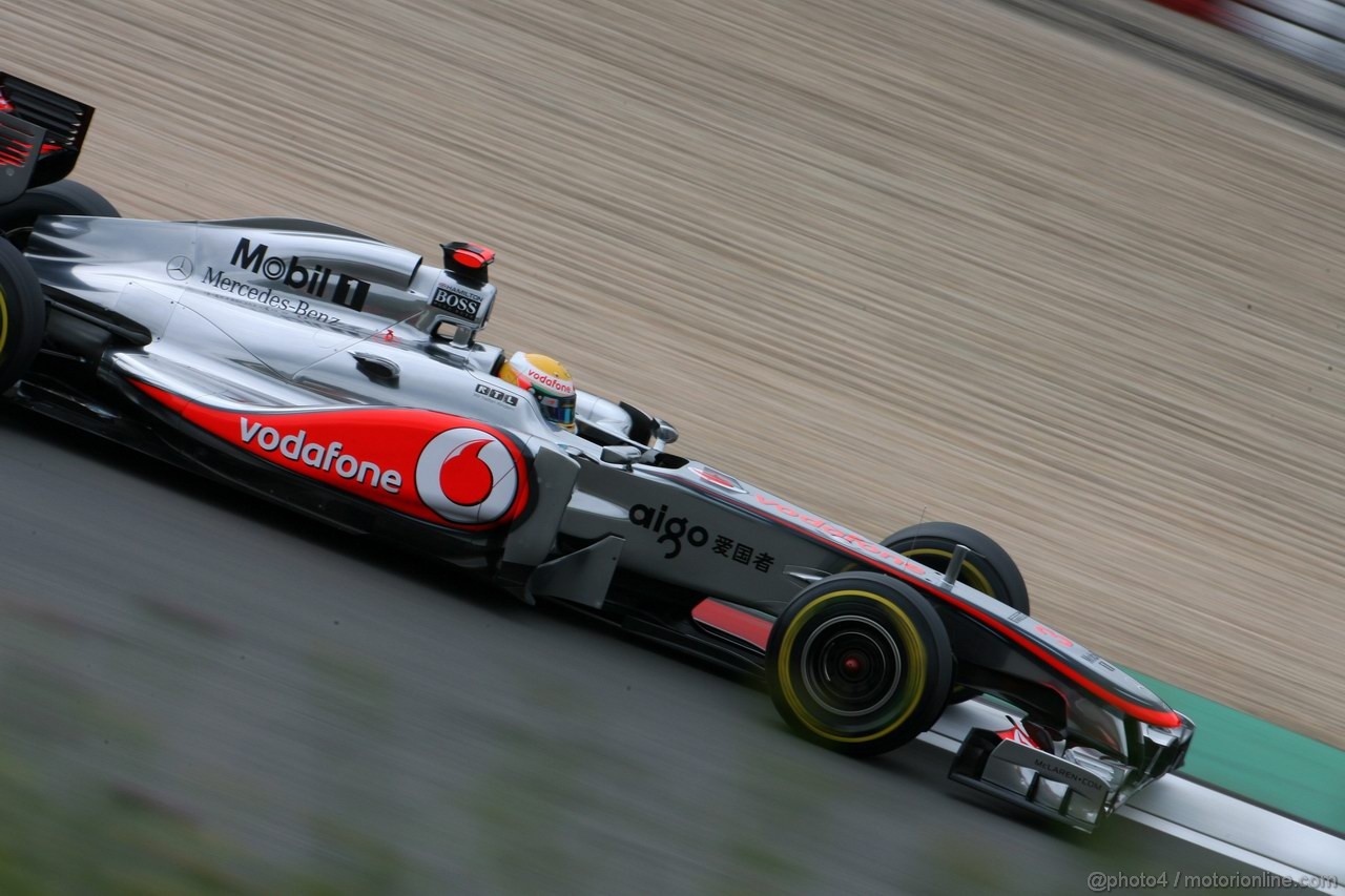 GP GERMANIA, 22.07.2011- Prove Libere 1, Venerdi', Lewis Hamilton (GBR), McLaren  Mercedes, MP4-26 