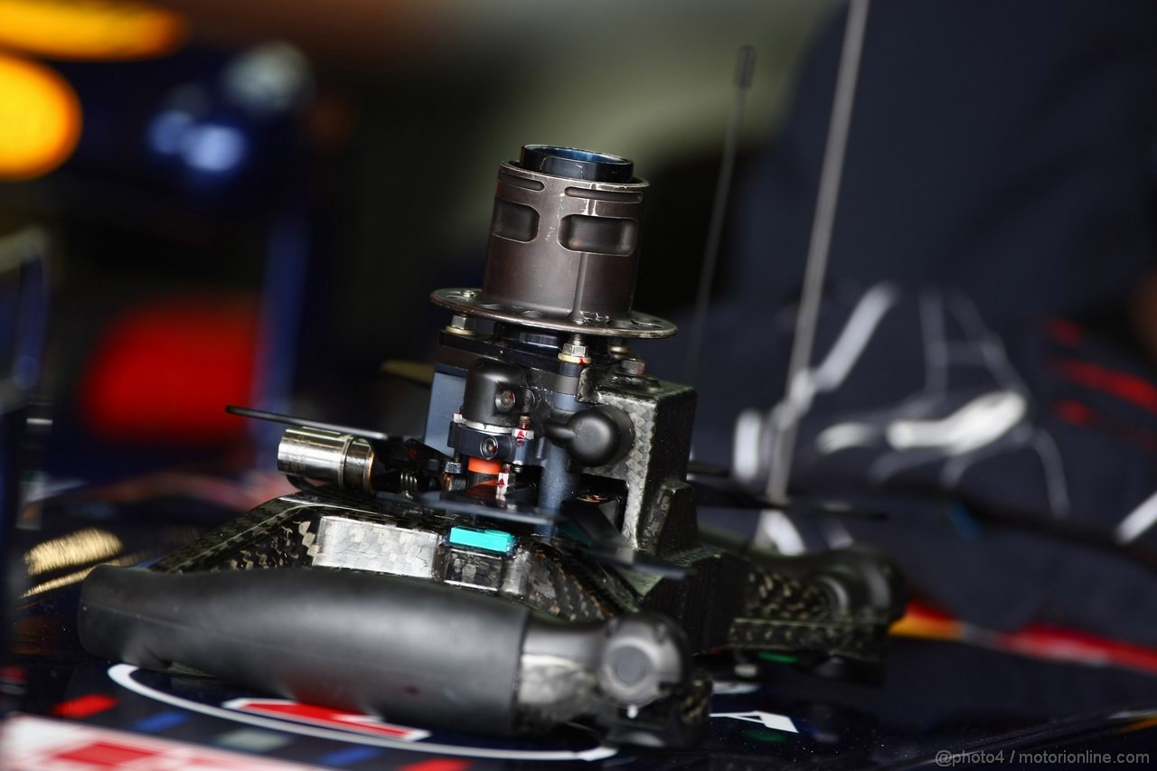 GP GERMANIA, 22.07.2011- Prove Libere 1, Venerdi', Steering wheel, Sebastian Vettel (GER), Red Bull Racing, RB7 