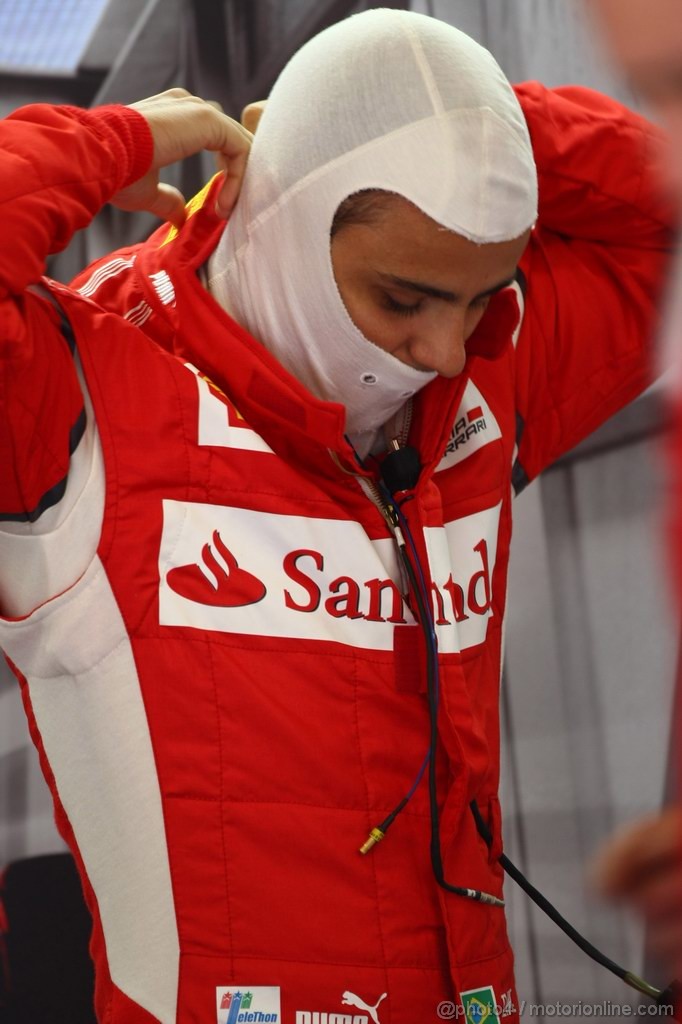 GP GERMANIA, 22.07.2011- Prove Libere 1, Venerdi', Felipe Massa (BRA), Ferrari, F-150 Italia 