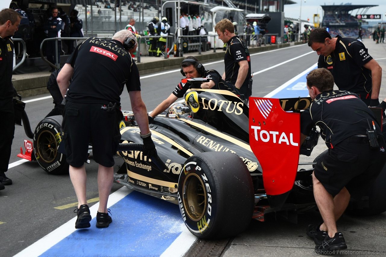 GP GERMANIA, 22.07.2011- Prove Libere 1, Venerdi', Nick Heidfeld (GER) Lotus Renault GP R31  