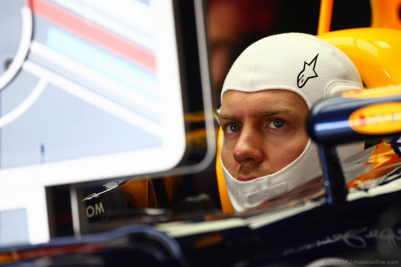 GP GERMANIA, 22.07.2011- Prove Libere 1, Venerdi', Sebastian Vettel (GER), Red Bull Racing, RB7 