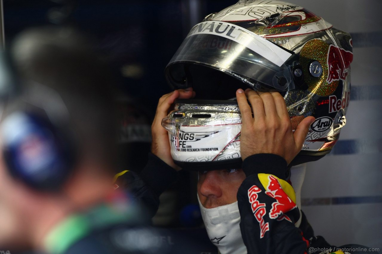 GP GERMANIA, 22.07.2011- Prove Libere 1, Venerdi', Sebastian Vettel (GER), Red Bull Racing, RB7 