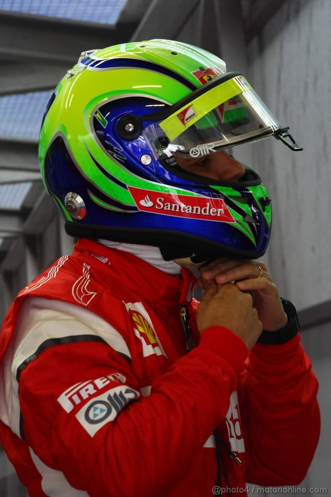 GP GERMANIA, 22.07.2011- Prove Libere 1, Venerdi', Felipe Massa (BRA), Ferrari, F-150 Italia 