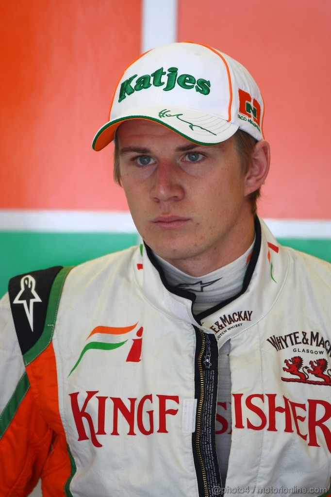 GP GERMANIA, 22.07.2011- Prove Libere 1, Venerdi', Nico Hulkenberg (GER), Force India F1 Team, Test Driver 