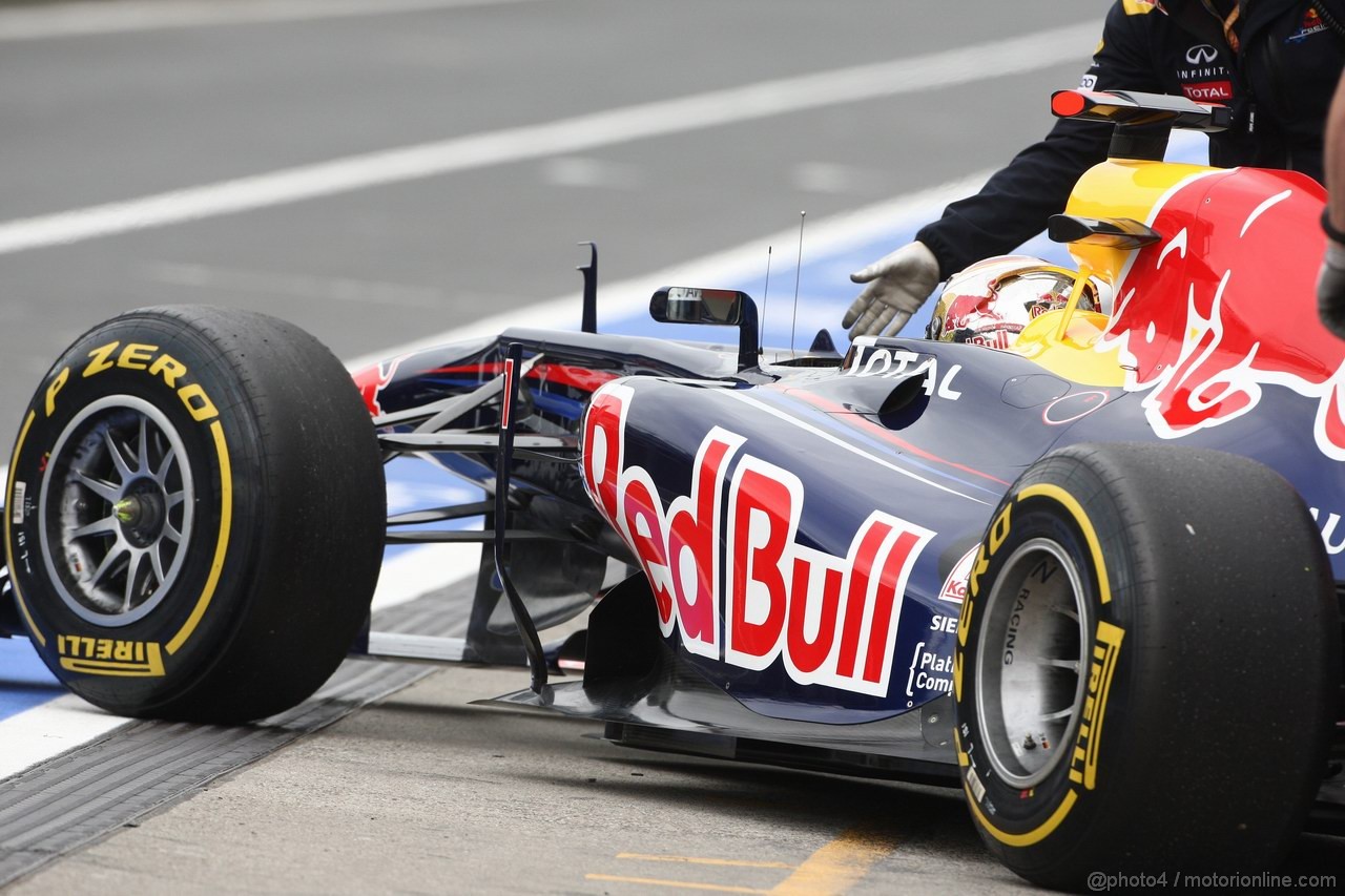 GP GERMANIA, 22.07.2011- Prove Libere 1, Venerdi', Sebastian Vettel (GER), Red Bull Racing, RB7 