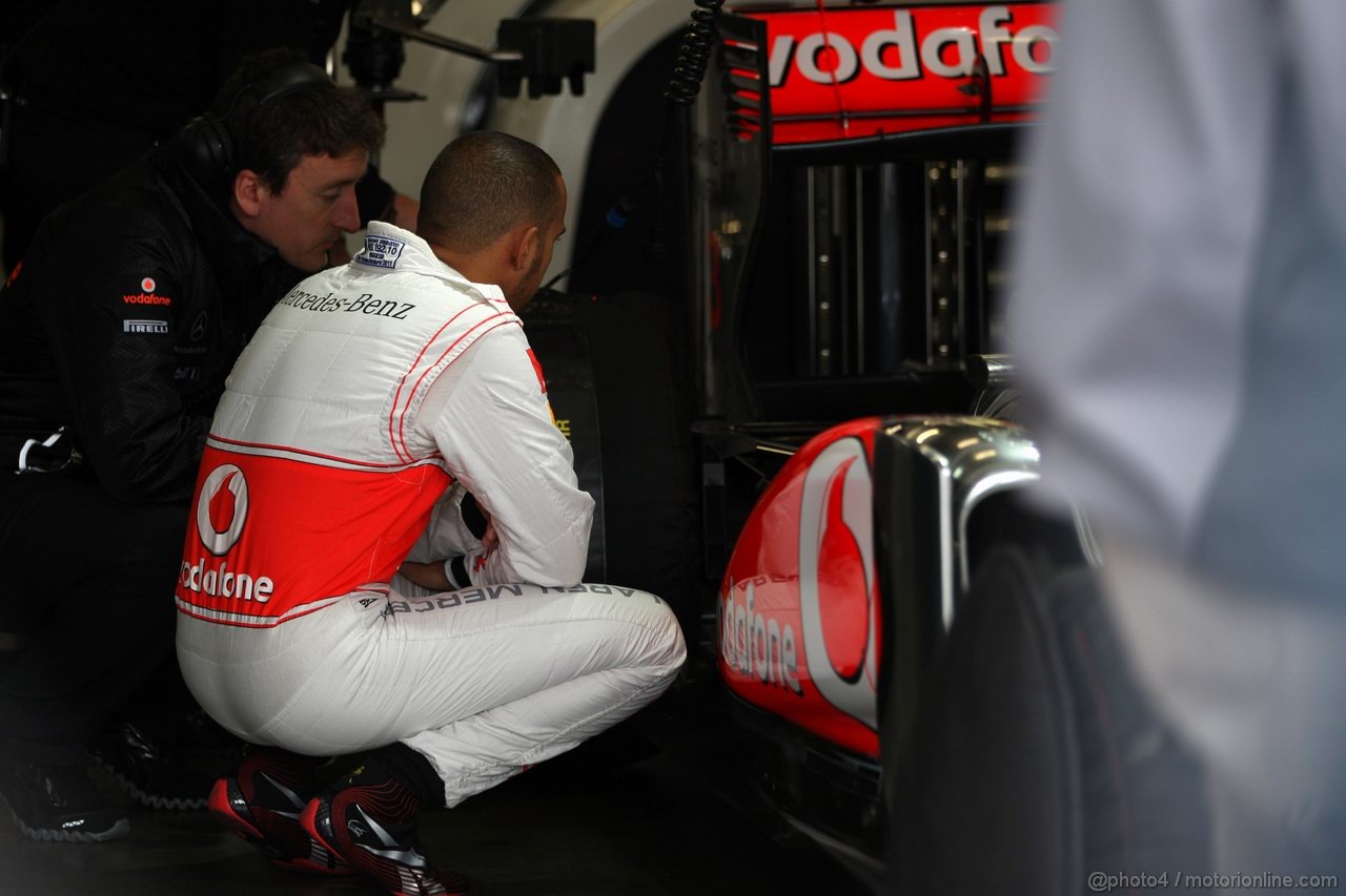 GP GERMANIA, 22.07.2011- Prove Libere 1, Venerdi', Lewis Hamilton (GBR), McLaren  Mercedes, MP4-26 