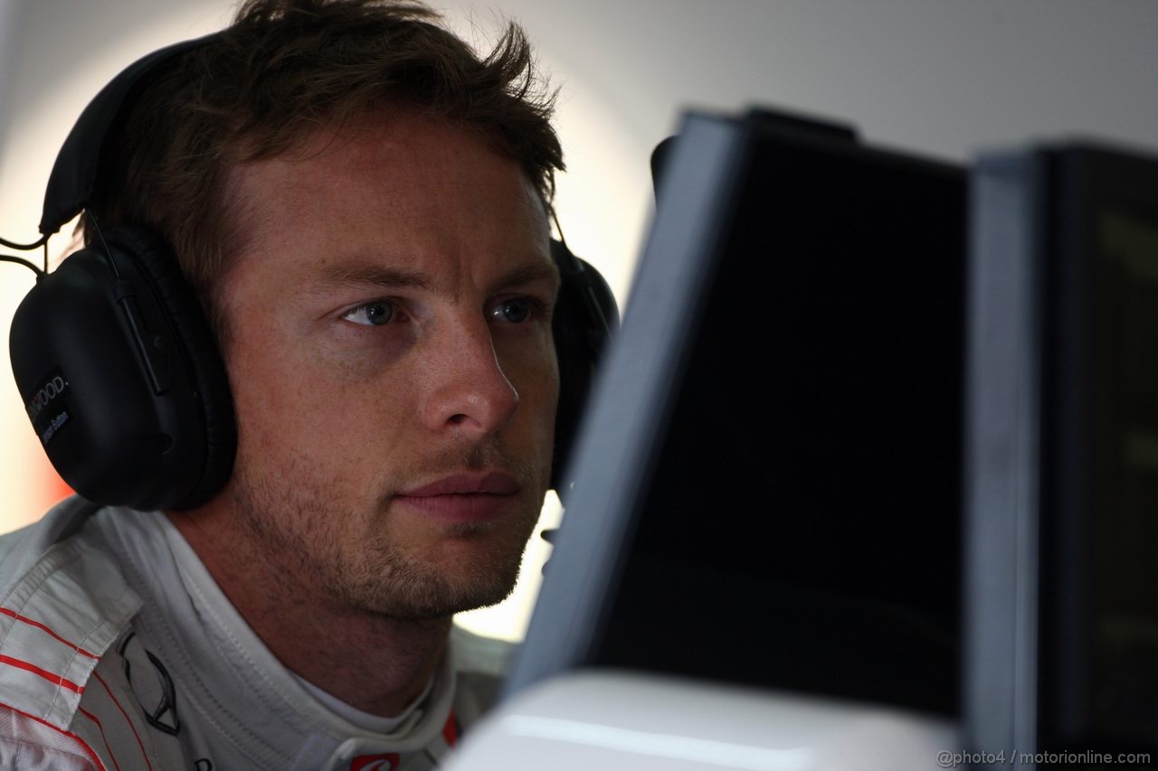 GP GERMANIA, 22.07.2011- Prove Libere 1, Venerdi', Jenson Button (GBR), McLaren  Mercedes, MP4-26 