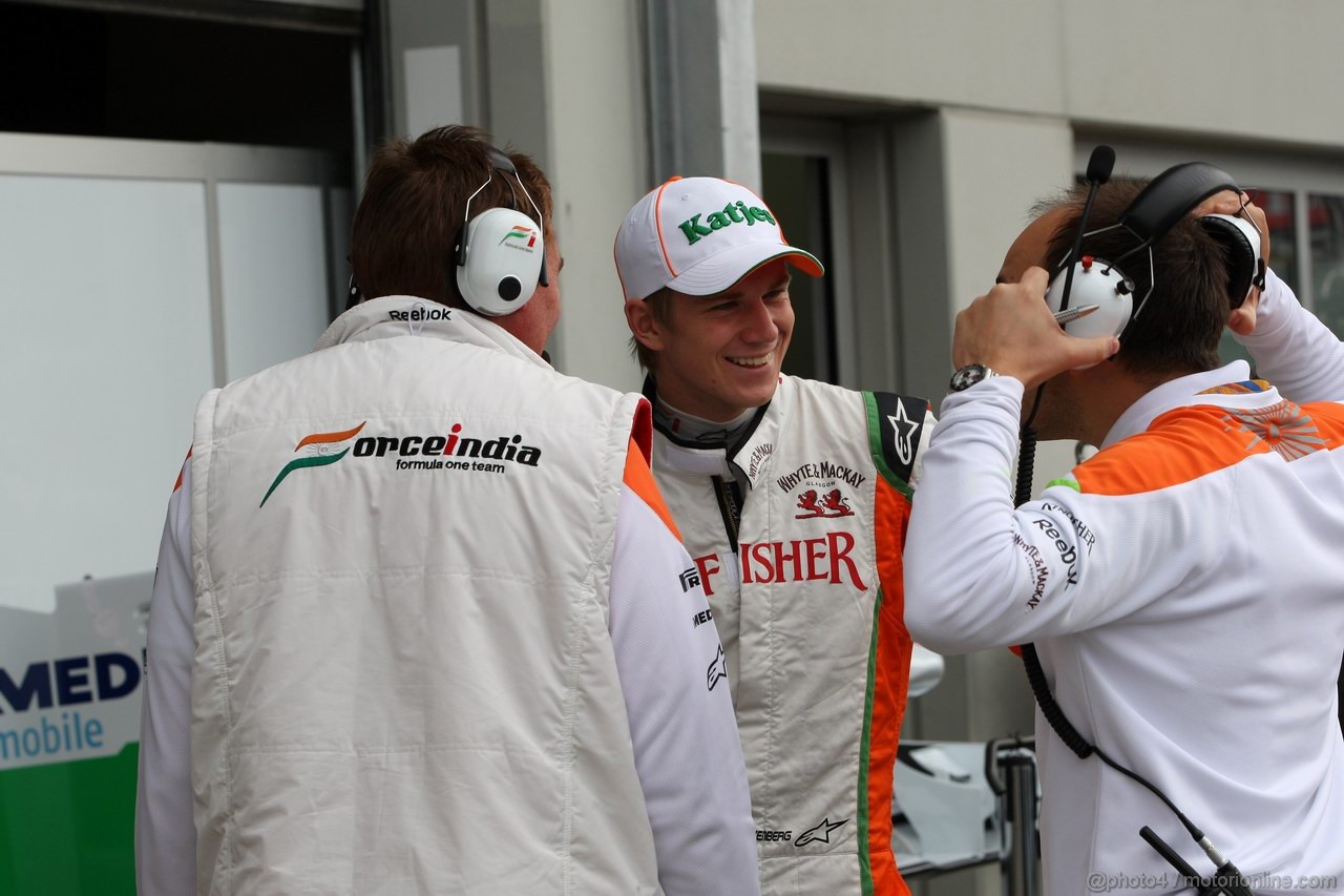 GP GERMANIA, 22.07.2011- Prove Libere 1, Venerdi', Nico Hulkenberg (GER), Force India F1 Team, Test Driver 