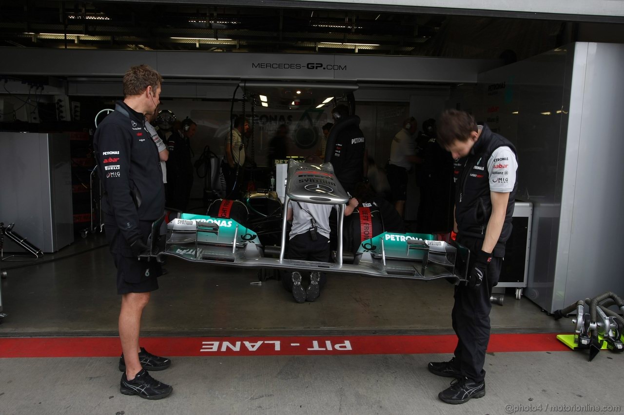 GP GERMANIA, 22.07.2011- Prove Libere 2, Venerdi', Nico Rosberg (GER), Mercedes GP Petronas F1 Team, MGP W02 