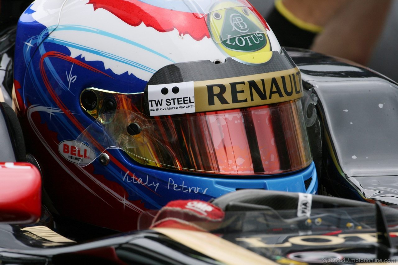 GP GERMANIA, 22.07.2011- Prove Libere 2, Venerdi', Vitaly Petrov (RUS), Lotus Renault GP, R31 