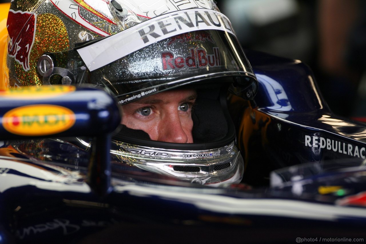GP GERMANIA, 22.07.2011- Prove Libere 2, Venerdi', Sebastian Vettel (GER), Red Bull Racing, RB7 
