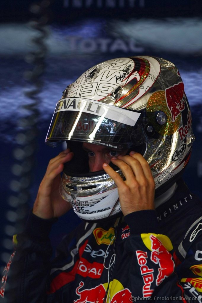 GP GERMANIA, 22.07.2011- Prove Libere 2, Venerdi', Sebastian Vettel (GER), Red Bull Racing, RB7 