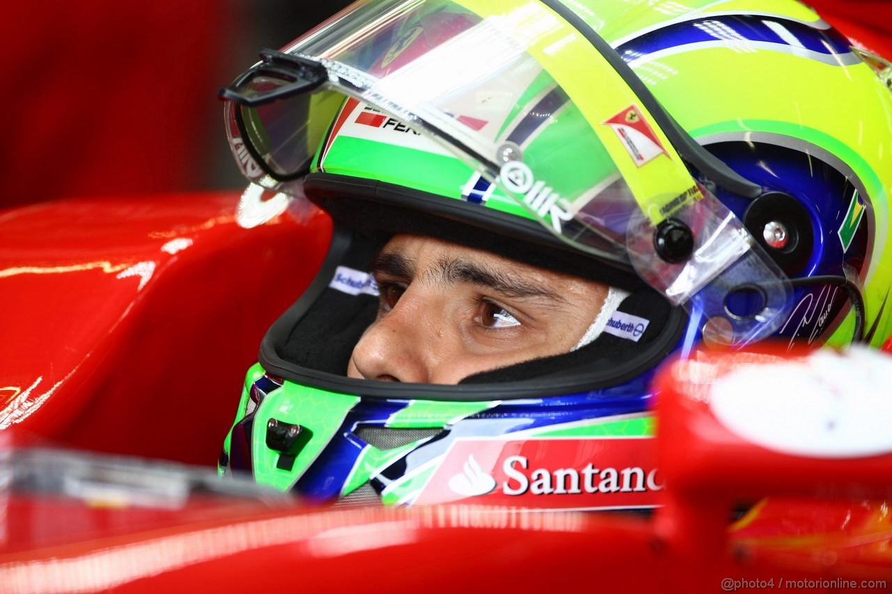 GP GERMANIA, 22.07.2011- Prove Libere 2, Venerdi', Felipe Massa (BRA), Ferrari, F-150 Italia 