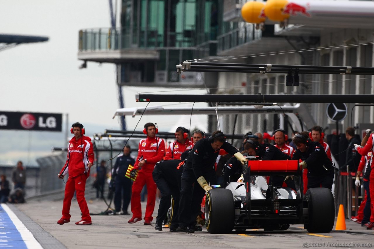 GP GERMANIA, 22.07.2011- Prove Libere 2, Venerdi', Lewis Hamilton (GBR), McLaren  Mercedes, MP4-26 